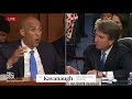 Sen. Cory Booker asks Judge Brett Kavanaugh about his position on voting rights