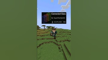 Mod para Conectar los Cristales en Minecraft - Connected Glass #shorts #minecraftmods #minecraft
