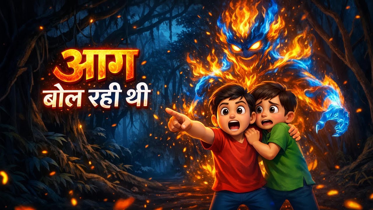 जंगल में आग बोलने लगी (Part 1) | Hindi Moral Cartoon | Didi Toons