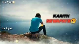 Karith Bewafaye😢 || New kashmiri Song 2022 || Song by Ishfiq Kawa ||