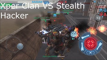 Full Xper Clan vs Stealth Hacker. Random Clan Xper Games 3. War Robots Test Server.