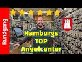 Angeln angelrollen angelruten u von allem zu viel  hamburgs angelcenter vgler rundgang in hamburg