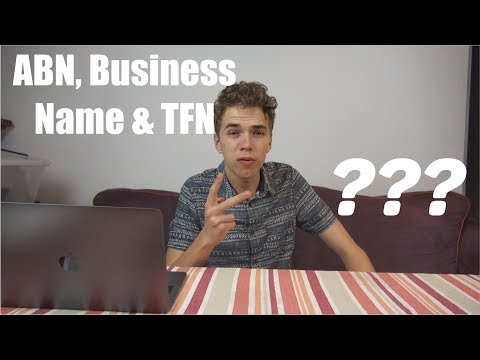 APPLYING FOR AN ABN & BUSINESS NAME!