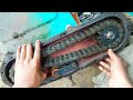 Rotary tiller shaft fitting.|Power tiller Rotary blade shaft install.