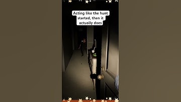 When you act like a hunt started, then the ghost starts the hunt #shorts #phasmo #phasmophobia