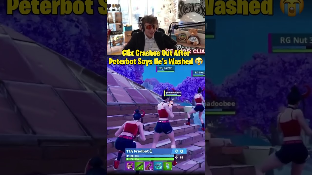 Clix Crashes Out After Peterbot Says He’s Washed 😭 