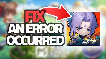 How To Fix Magic Chess GO GO An Error Occurred | Final Solution