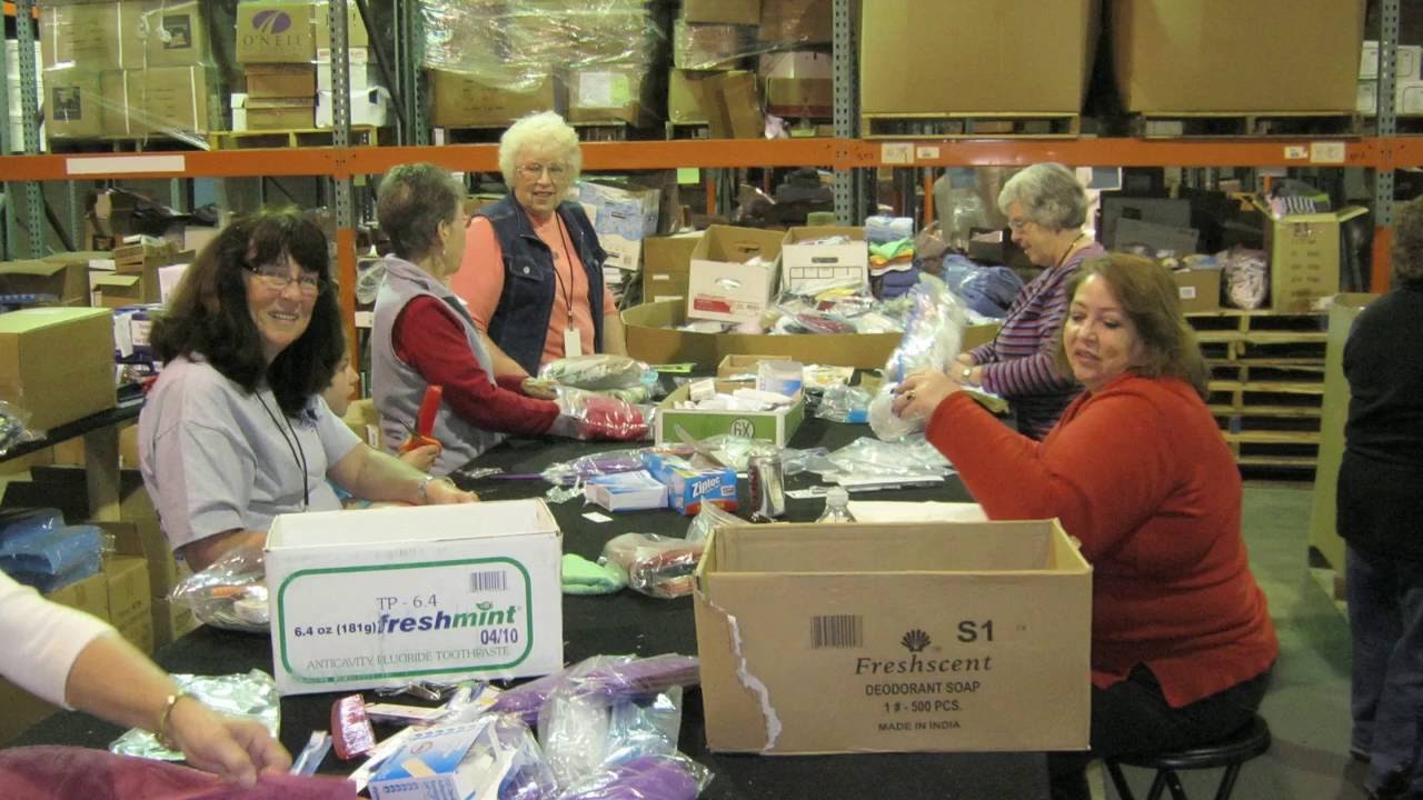 Assembling Relief Supplies YouTube