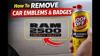How To Remove Car Emblems and Badges
