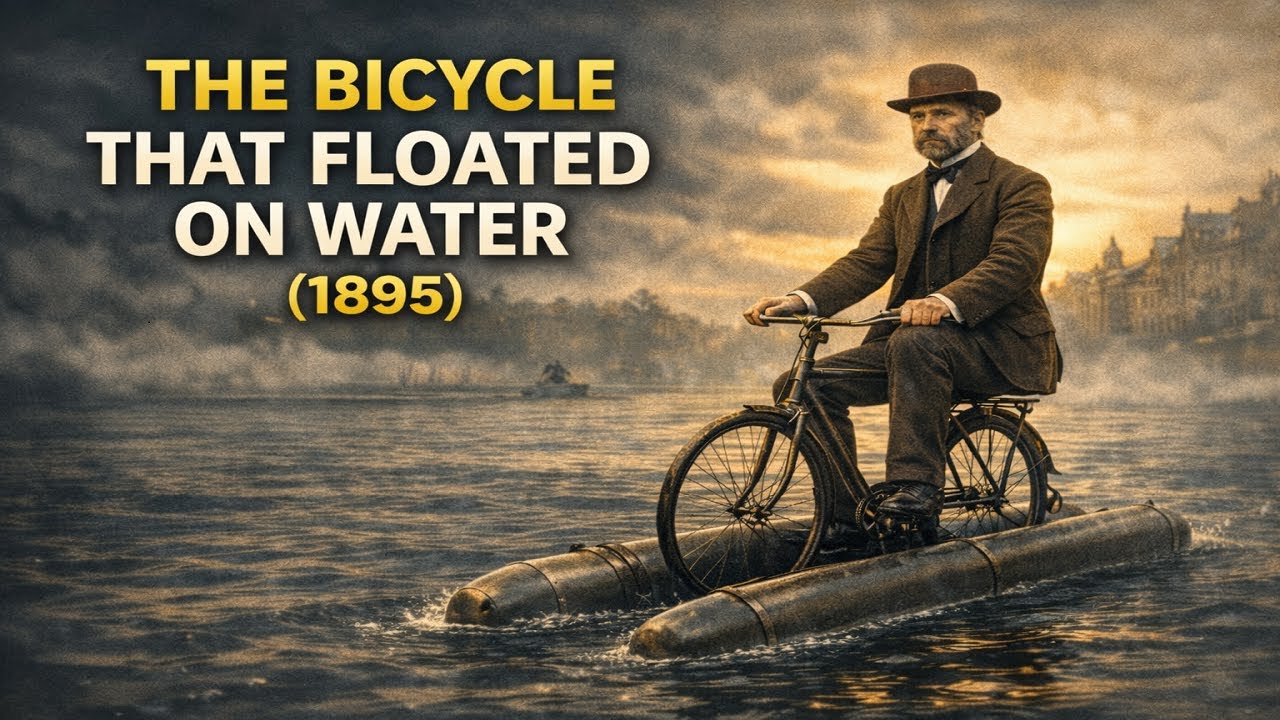 The Floating Bicycle — An Invention That Shouldn’t Exist (1895)