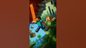 What if Steve and Alex is on an adventure? #minecraft #hermitcraft #roblox #pubg #steve #creeper