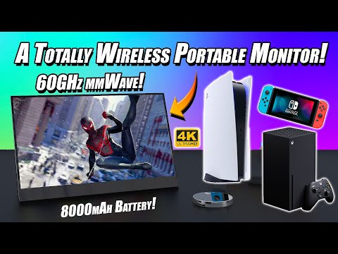 This All-New Wireless Portable Monitor Is The Coolest! AVA 4K WirelessHD Hands-On