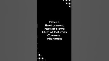 How to add array in latex software|Rows|Columns|Matrix|determinant|wizards|texstudio