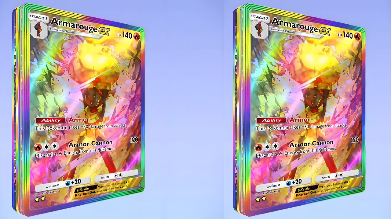 ARMAROUGE EX GODPACK POKEMON TCG POCKET