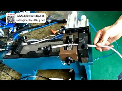 Model 310 Sheath and Inner Core Wire Stripping Machine for Double Efficiency Output - Video