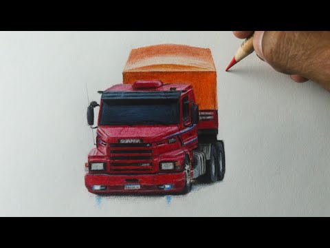 Como desenhar uma Scania 113H 