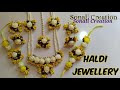 Flower jewellery making at home//haldi jewellery