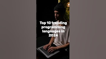 Top 10 trending programming languages in 2024 #programing #programminglanguage #2024
