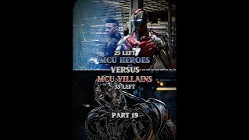 Heroes vs Villains - Part 19 | #marvel #edit #mcu #avengers #shorts #vs #battle