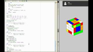 Solving a 4x4x4 Rubik's Cube in matlab