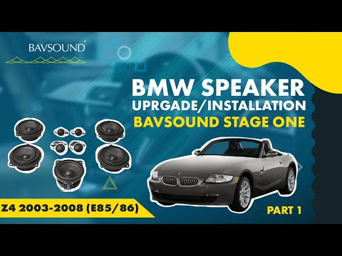 bmw-speaker-upgrade/installation-|-z4-2003-2008-(e85/86)-|-bavsound-stage-one-|-part-1