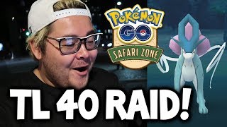 POKEMON GO LEVEL 40 EXCLUSIVE SUICUNE RAID IN DENMARK! (Pokémon GO Denmark Safari Zone)