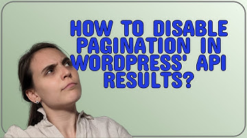 Wordpress: How to disable pagination in Wordpress