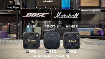 Bose Soundlink Micro 2 vs Marshall Willen 1-2