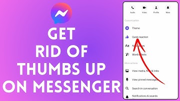 How to Get Rid of Thumbs Up on Messenger (2024) | Messenger Tutorial