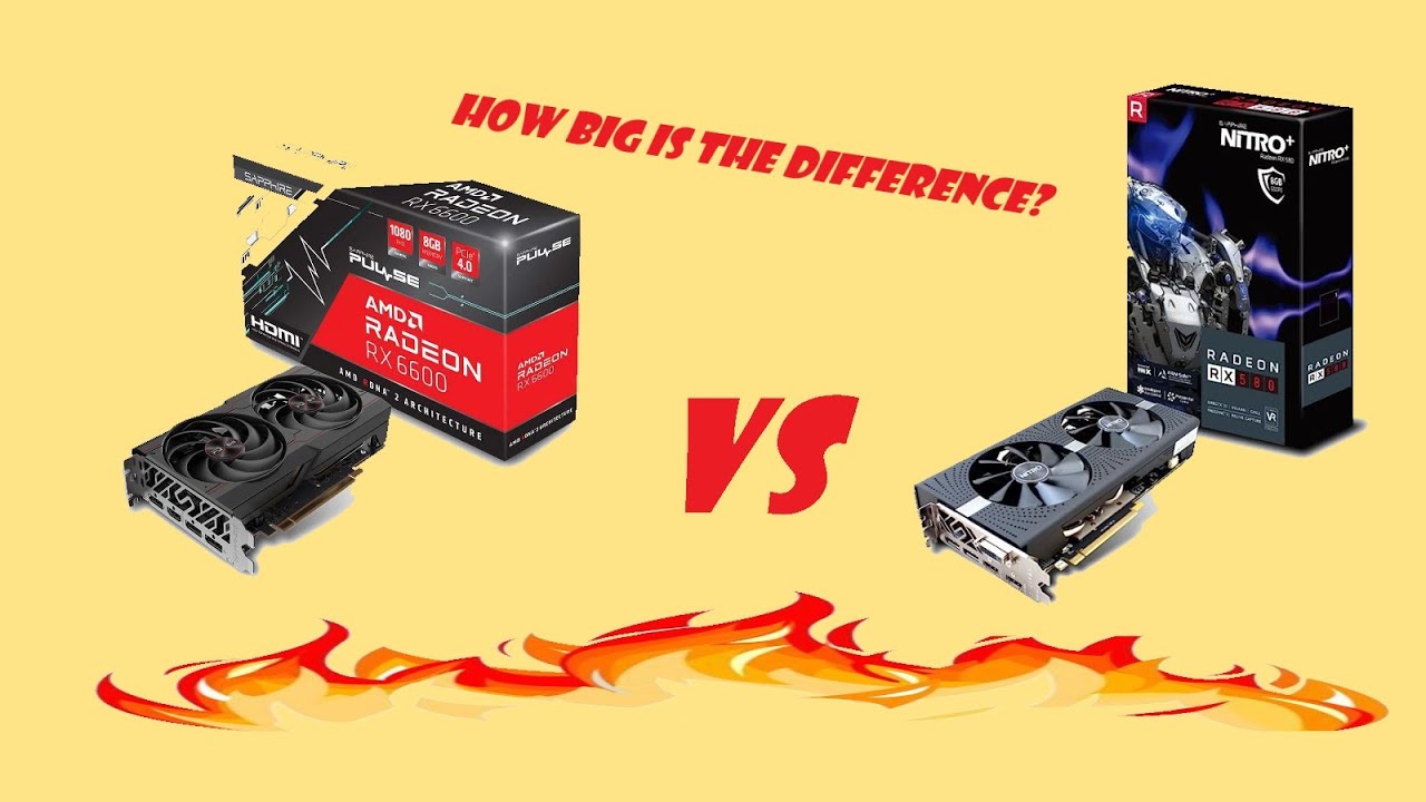 RX6600 vs RX580 - 5 games FullHD - YouTube