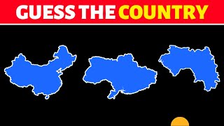 Guess The Country By It&#39;s Shape | Quiz Challenge