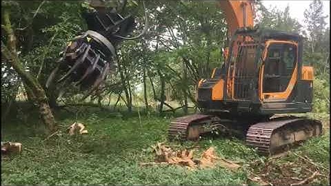 JAK 400 Tree Shear with Rotator by Jas P Wilson, Customer Video