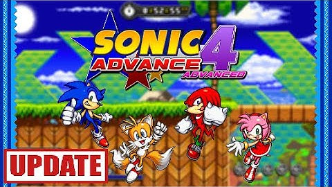 [Old Version] Sonic Advance 4 Advanced Quick update showing the boost off gameplay style