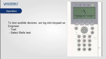 Vanderbilt SPC - how to test reporting audible devices and individual outputs