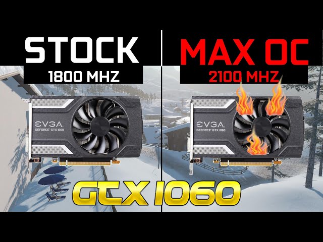 GTX 1060 6GB Stock VS 2100 Mhz Overclock 1080p Benchmark (How to OC Guide)  - YouTube