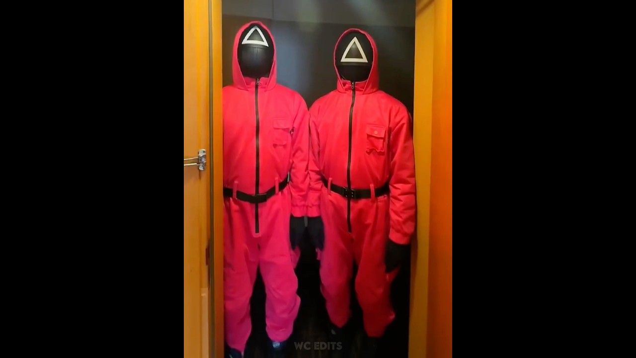 Squid Game Guards spotted in Korea 🤯🔥