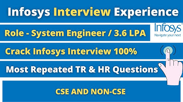 Infosys Interview for system engineer | Infosys Interview Questions and Answers | Non-CS Infosys
