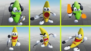 Shovelware's Brain Game. Banana Animations. Tallking With all Bananas.