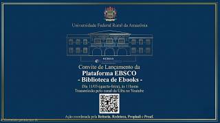 Lançamento da Plataforma EBSCO - Biblioteca de E-books