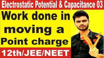 work done in displacing a charge from one point to another point