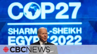 U.S. President Joe Biden pledges to do more for climate change at COP27