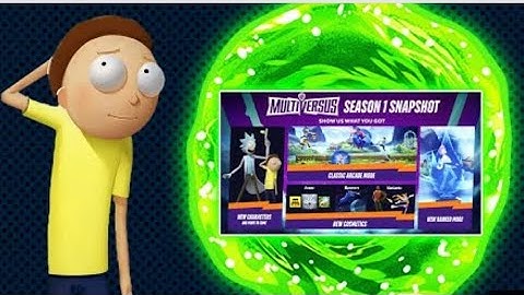 Multiversus-Rick and Morty Full Movesets