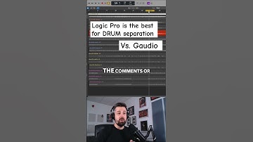 Logic Pro is the best drum separator | stem splitter comparison #logicpro #gaudio