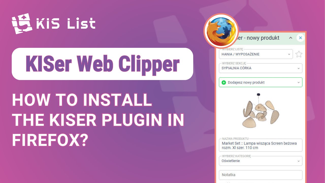 🇬🇧 [EN] How to install the KISer plugin in Firefox? #kislist #kiser ...