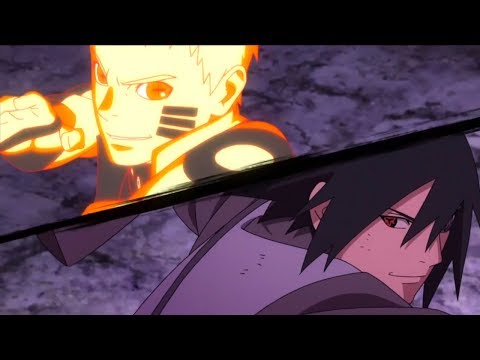 Naruto And Sasuke Vs Momoshiki This Fight From Boruto Episode 65