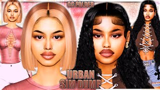 URBAN SIM DUMP 21💎 - CC & SIM DOWNLOAD | Sims 4 CAS