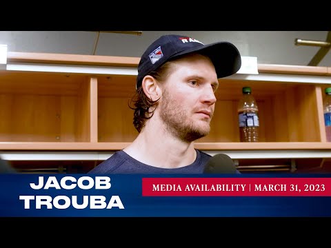 New York Rangers: Jacob Trouba Postgame Media Availability 