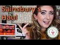 Sainsburys December Christmas Food Haul | Willow Biggs