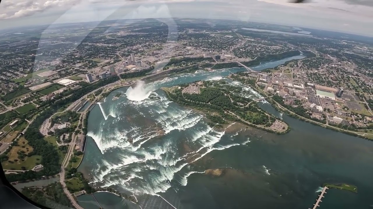 Niagara Falls | Helicopter Tour | Falls from the top | #Niagarafalls #Helicopter #travel #canada