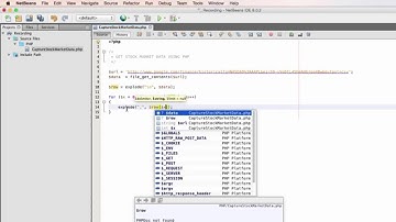 Get Stock Market Data using Google Finance and PHP